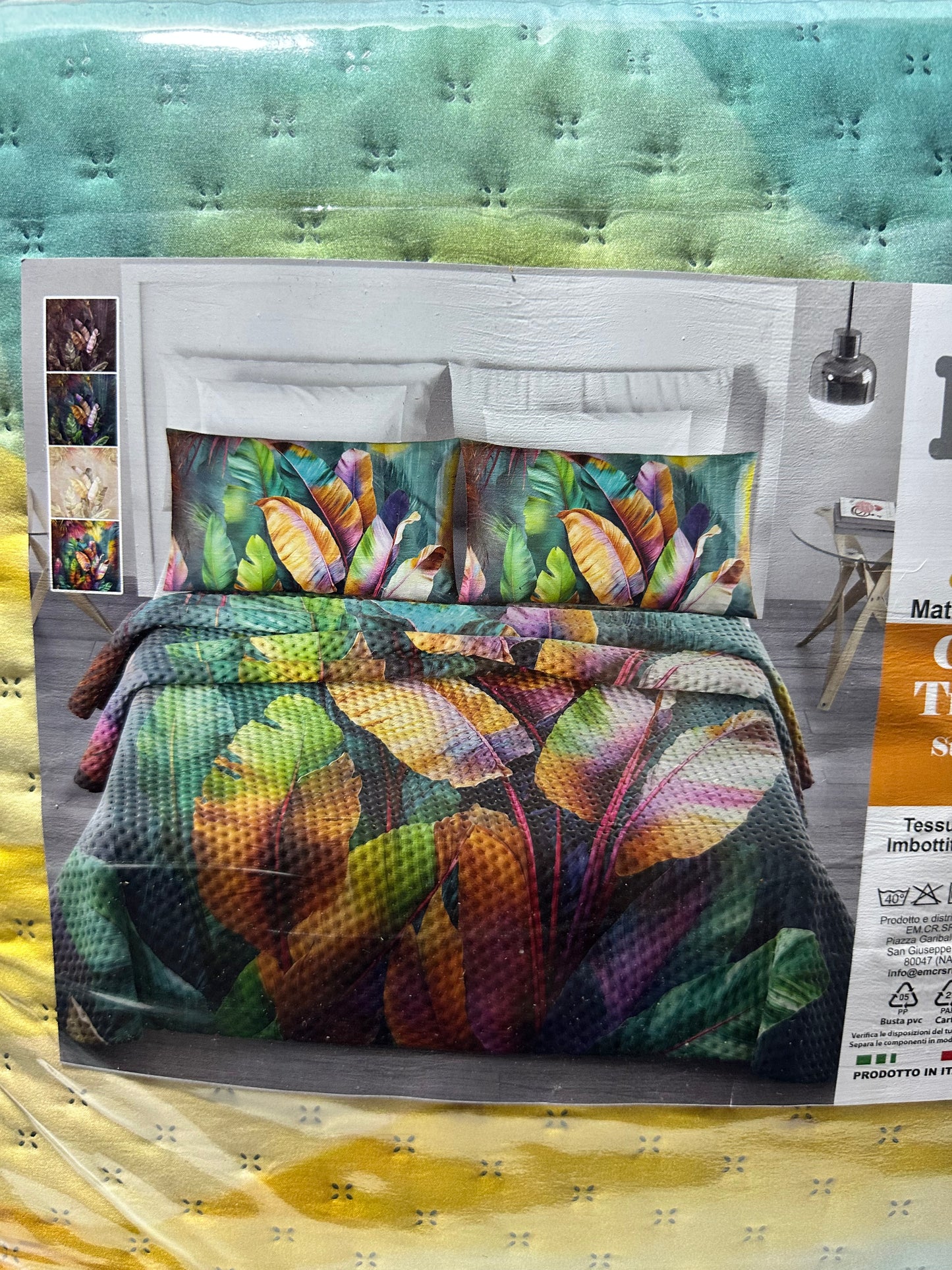 Copriletto Trapuntato Matrimoniale IRGE “Noa Summer” – 260x270 cm