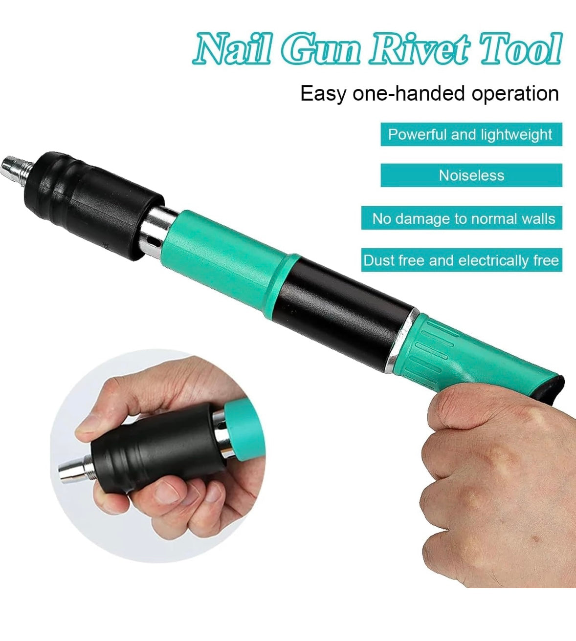Kit Pistola Sparachiodi Manuale per Cemento e Metallo – Mini-Holder