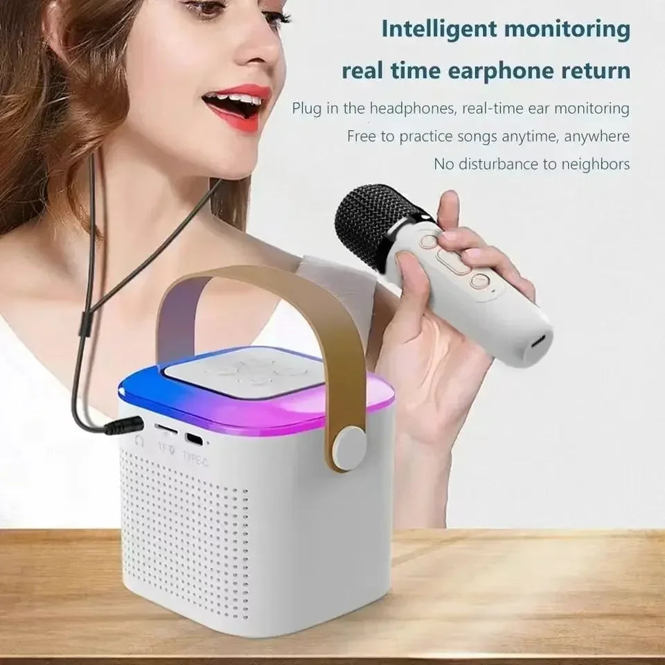 🎤 Cassa Karaoke Portatile Bluetooth con Microfoni Wireless