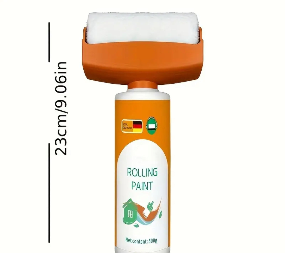 Metope Drum Paint - Kit Rullo per Ritocchi e Rinnovo Pareti (500g)