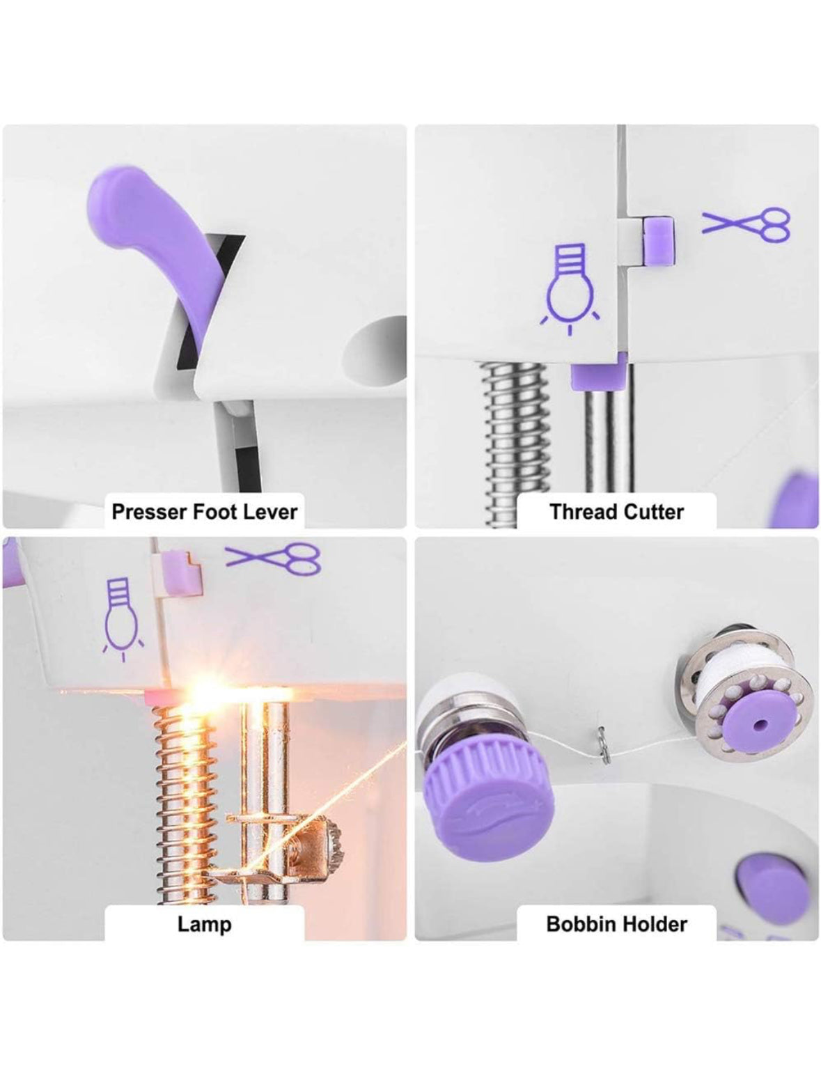 **Mini Macchina da Cucire Elettrica - Compatta, Portatile e Facile da Usare** - Milleidee