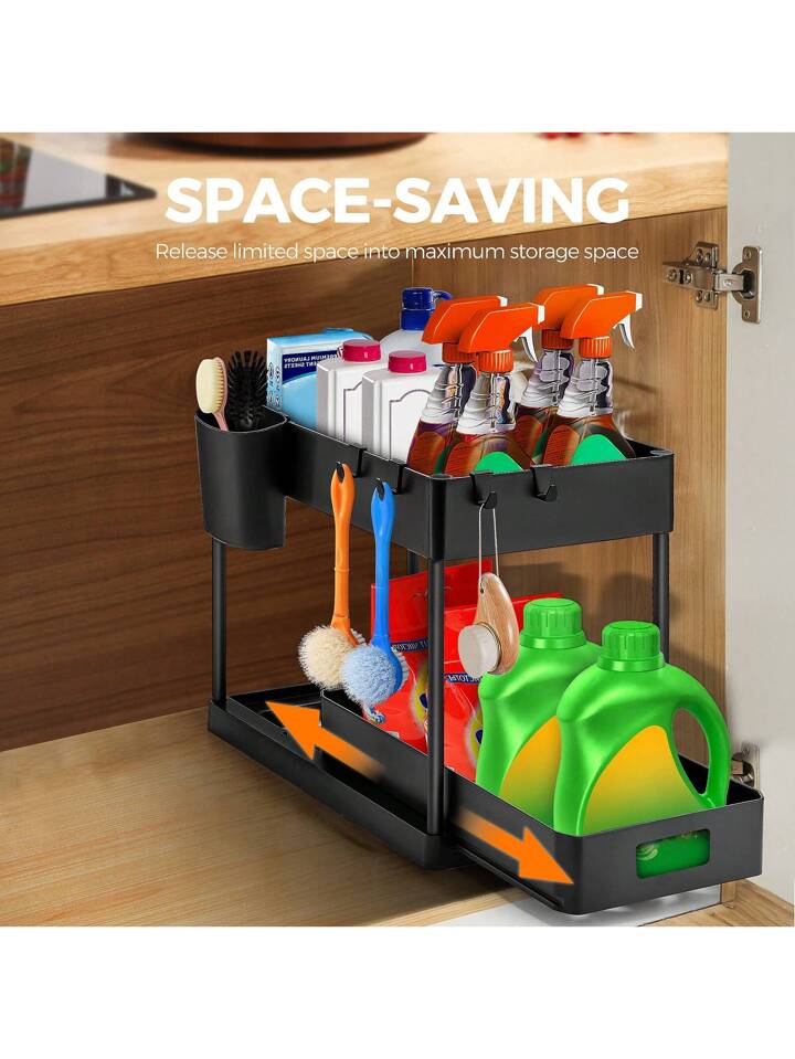 Mensola Organizer a Due Ripiani – Grande Capacità e Design Salvaspazio