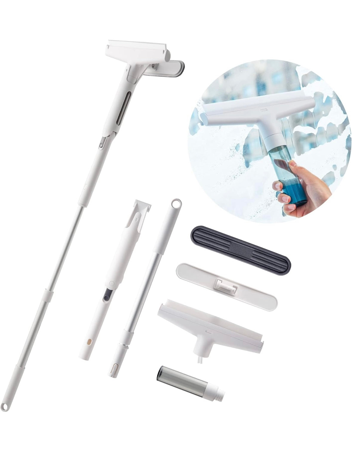 Manico Mop in Alluminio Ultra-Leggero – Antiruggine, Estensibile e Resistente - Milleidee