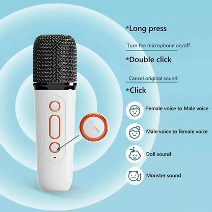 🎤  Cassa Karaoke Portatile Bluetooth con Microfoni Wireless