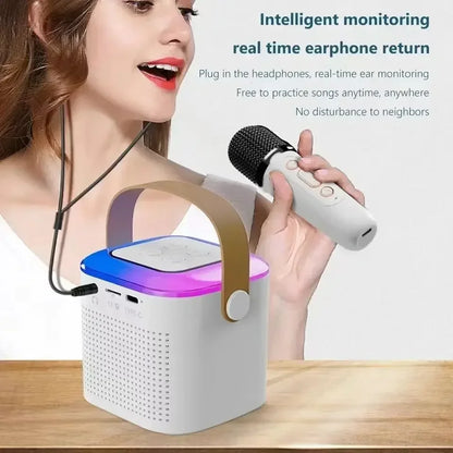 🎤  Cassa Karaoke Portatile Bluetooth con Microfoni Wireless