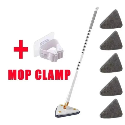 Untior – Mop Triangolare 360° Rotante con Panni in Microfibra Riutilizzabili