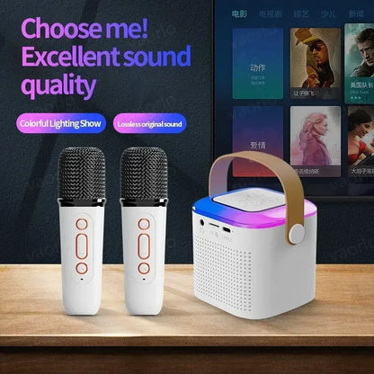 🎤  Cassa Karaoke Portatile Bluetooth con Microfoni Wireless
