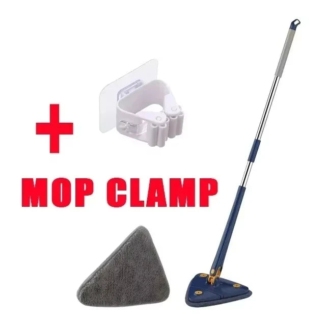 Untior – Mop Triangolare 360° Rotante con Panni in Microfibra Riutilizzabili