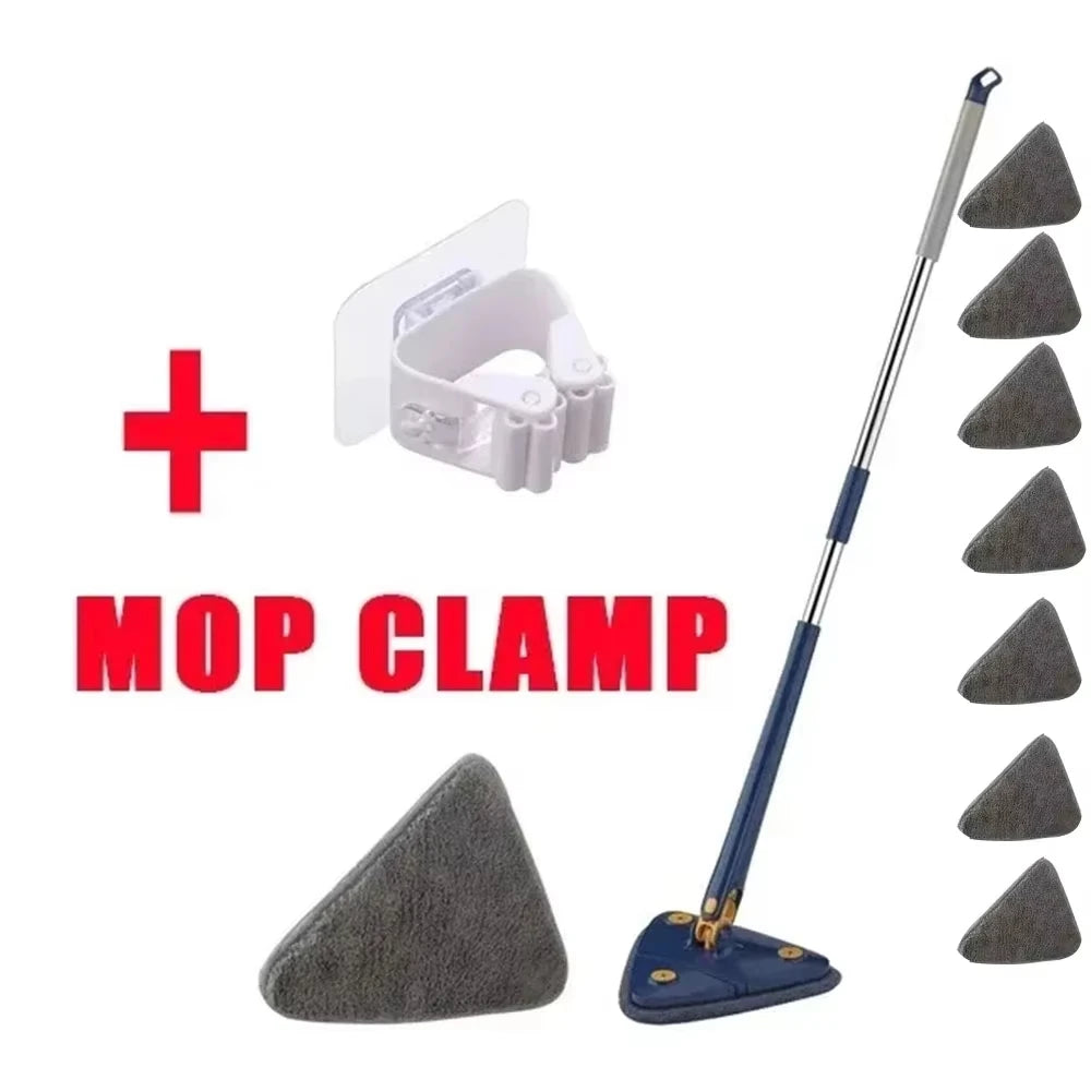 Untior – Mop Triangolare 360° Rotante con Panni in Microfibra Riutilizzabili
