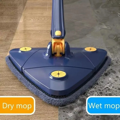 Untior – Mop Triangolare 360° Rotante con Panni in Microfibra Riutilizzabili