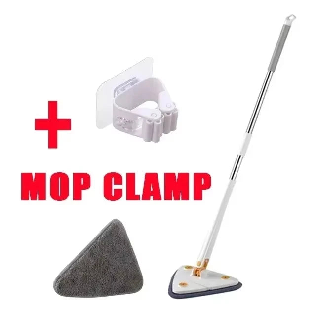 Untior – Mop Triangolare 360° Rotante con Panni in Microfibra Riutilizzabili