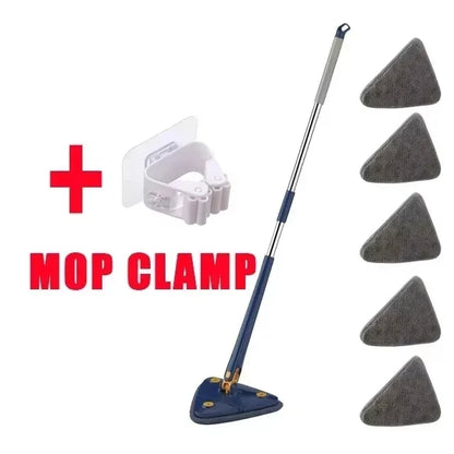 Untior – Mop Triangolare 360° Rotante con Panni in Microfibra Riutilizzabili