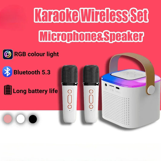 🎤  Cassa Karaoke Portatile Bluetooth con Microfoni Wireless