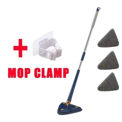 Untior – Mop Triangolare 360° Rotante con Panni in Microfibra Riutilizzabili